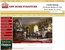 Tablet Screenshot of newhome-furniture.com